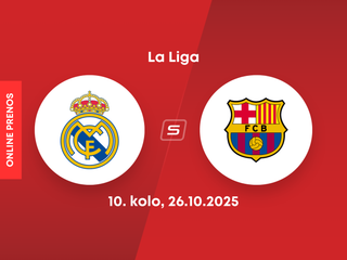 Real Madrid - FC Barcelona: ONLINE prenos zo zápasu 10. kola La Ligy. 