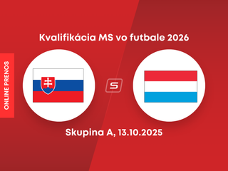 Slovensko - Luxembursko: ONLINE prenos zo zápasu kvalifikácie MS 2026