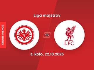 Eintracht Frankfurt - Liverpool FC: ONLINE prenos zo zápasu 3. kola ligovej fázy Ligy majstrov.