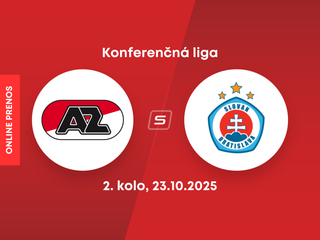 AZ Alkmaar - ŠK Slovan Bratislava: ONLINE prenos zo zápasu 2. kola ligovej fázy Konferenčnej ligy. 