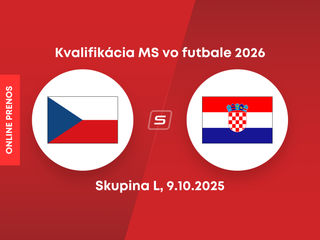 Česko - Chorvátsko: ONLINE prenos zo zápasu kvalifikácie MS 2026