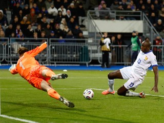 Jean-Philippe Mateta v zápase Island - Francúzsko