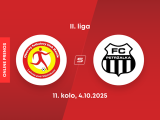 OFK Baník Lehota pod Vtáčnikom - FC Petržalka: ONLINE prenos zo zápasu 11. kola II. ligy.