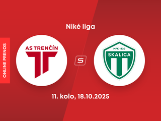 AS Trenčín - MFK Skalica: ONLINE prenos zo zápasu 11. kola Niké ligy.