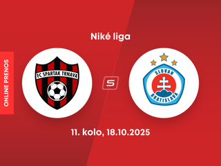 FC Spartak Trnava - ŠK Slovan Bratislava: ONLINE prenos zo zápasu 11. kola Niké ligy.