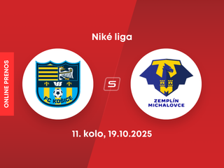 FC Košice - MFK Zemplín Michalovce: ONLINE prenos zo zápasu 11. kola Niké ligy.