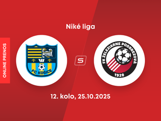 FC Košice - FK Železiarne Podbrezová: ONLINE prenos zo zápasu 12. kola Niké ligy.