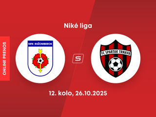 MFK Ružomberok - FC Spartak Trnava: ONLINE prenos zo zápasu 12. kola Niké ligy.