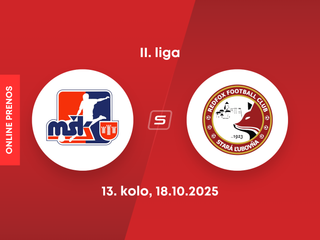 MŠK Považská Bystrica - Stará Ľubovňa Redfox Football Club: ONLINE prenos zo zápasu 13. kola II. ligy.