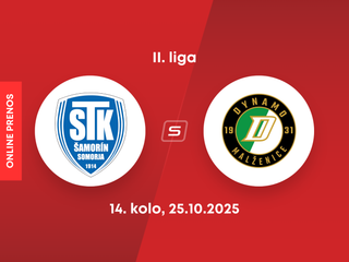 FC ŠTK 1914 Šamorín - OFK Malženice: ONLINE prenos zo zápasu 14. kola II. ligy.