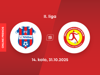 FC ViOn Zlaté Moravce - OFK Baník Lehota pod Vtáčnikom: ONLINE prenos zo zápasu 15. kola II. ligy.