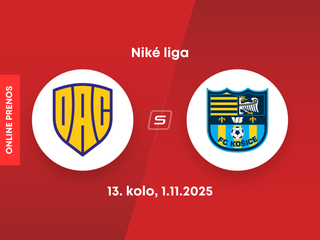 FC DAC Dunajská Streda - FC Košice: ONLINE prenos zo zápasu 13. kola Niké ligy.