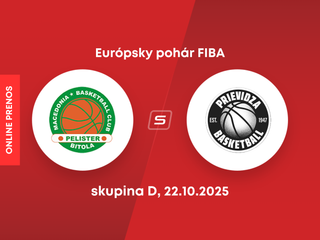 KK Pelister - BC Prievidza: LIVE STREAM zo zápasu Európskeho pohára FIBA.