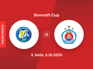 PFK Piešťany - ŠK Slovan Bratislava: ONLINE prenos zo zápasu 3. kola Slovnaft Cupu.
