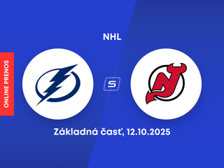 Tampa Bay Lightning - New Jersey Devils: ONLINE prenos zo zápasu NHL.