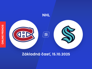 Montreal Canadiens - Seattle Kraken: ONLINE prenos zo zápasu NHL.