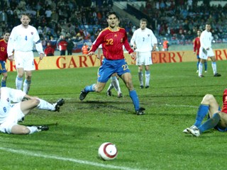 Zápas Slovensko vs Španielsko, baráž  - rok 2005. 