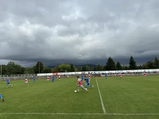 Momentka zo zápasu Čadca - Makov.