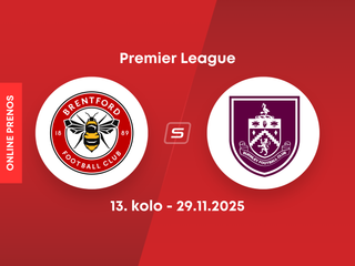 Brentford FC - Burnley FC: ONLINE prenos z 13. kola Premier League.
