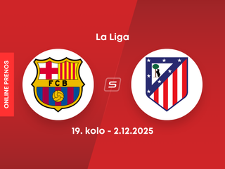 FC Barcelona - Atlético Madrid: ONLINE prenos zo 19. kola La Ligy.