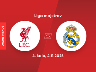 Liverpool FC - Real Madrid: ONLINE prenos zo zápasu 4. kola ligovej fázy Ligy majstrov. 