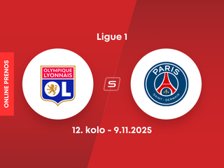 Olympique Lyon - Paríž St. Germain ONLINE prenos z 12. kola Ligue 1.