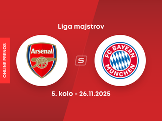 Arsenal FC - Bayern Mníchov: ONLINE prenos zo zápasu 5. kola ligovej fázy Ligy majstrov.