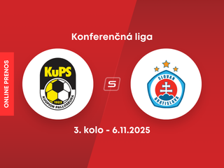 KuPS Kuopio - ŠK Slovan Bratislava: ONLINE prenos zo zápasu 3. kola ligovej fázy Konferenčnej ligy.