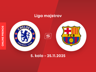 Chelsea FC - FC Barcelona: ONLINE prenos zo zápasu 5. kola ligovej fázy Ligy majstrov.