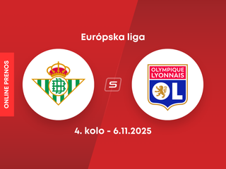 Real Betis - Olympique Lyon: ONLINE prenos zo zápasu 4. kola ligovej fázy Európskej ligy.