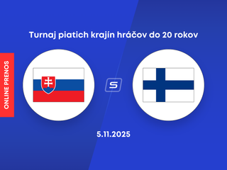 Slovensko U20 - Fínsko U20: LIVE STREAM zo zápasu na Turnaji piatich krajín hráčov do 20 rokov.