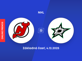 New Jersey Devils - Dallas Stars: ONLINE prenos zo zápasu NHL.