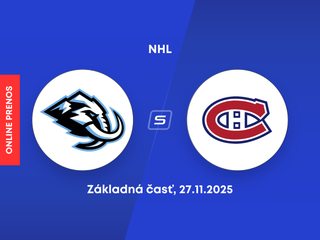 Utah Mammoth - Montreal Canadiens: ONLINE prenos zo zápasu NHL.