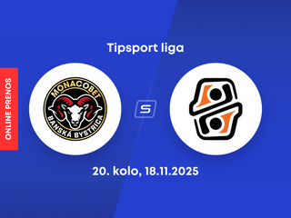 HC MONACObet Banská Bystrica - HC Košice: ONLINE prenos zo zápasu 20. kola Tipsport ligy.