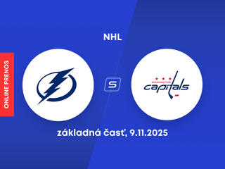Tampa Bay Lightning - Washington Capitals: ONLINE prenos zo zápasu NHL.