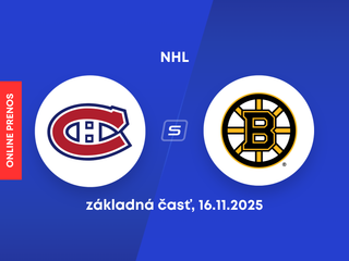 Montreal Canadiens - Boston Bruins: ONLINE prenos zo zápasu NHL.