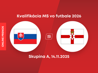 Slovensko - Severné Írsko: ONLINE prenos zo zápasu kvalifikácie MS 2026
