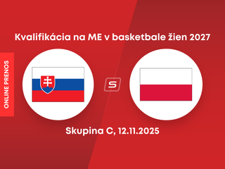 Slovensko - Poľsko: LIVE STREAM zo zápasu kvalifikácie na ME v basketbale žien 2027. 