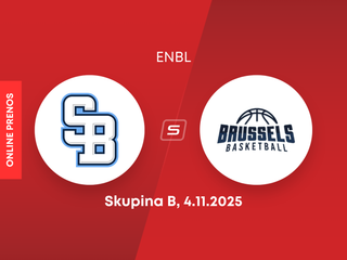 BC Slovan Bratislava - Brussels Basketball: LIVE STREAM zo zápasu ENBL