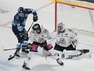 Momentka zo zápasu Tipsport ligy HC Košice - HK Nitra. 