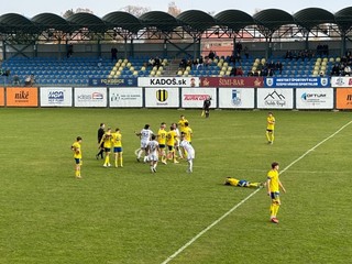 Momentka zo zápasu Košice B - Spišská Nová Ves.