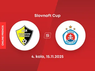 OŠK Trenčianske Stankovce - ŠK Slovan Bratislava: ONLINE prenos zo zápasu 4. kola Slovnaft Cupu.