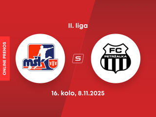 MŠK Považská Bystrica - FC Petržalka: ONLINE prenos zo zápasu 16. kola II. ligy.