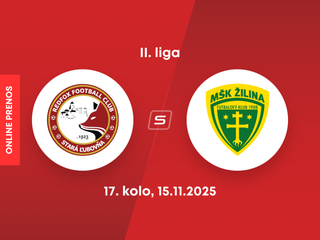 Stará Ľubovňa Redfox Football Club - MŠK Žilina B: ONLINE prenos zo zápasu 17. kola II. ligy.