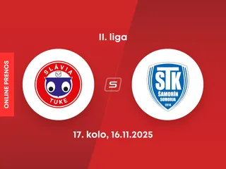 Slávia TU Košice - FC ŠTK 1914 Šamorín: ONLINE prenos zo zápasu 17. kola II. ligy.