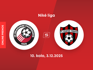 FK Železiarne Podbrezová - FC Spartak Trnava: ONLINE prenos zo zápasu 10. kola Niké ligy.