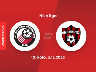 FK Železiarne Podbrezová - FC Spartak Trnava: ONLINE prenos zo zápasu 10. kola Niké ligy.