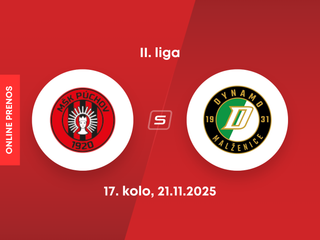MŠK Púchov - OFK Malženice: ONLINE prenos zo zápasu 17. kola II. ligy.