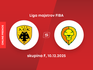 AEK Atény - Patrioti Levice: ONLINE prenos zo zápasu skupiny F Ligy majstrov.