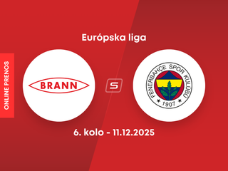 Brann Bergen - Fenerbahce Istanbul: ONLINE prenos zo zápasu Európskej ligy.